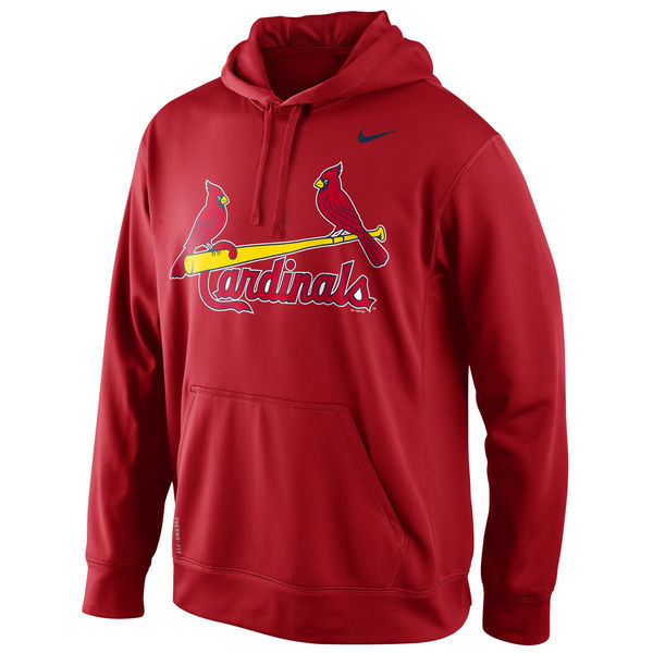 Men St. Louis Cardinals Nike KO Wordmark Perfomance Hoodie Red